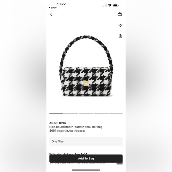 Anine Bing Nico Bag - New! - Picture 14 of 14